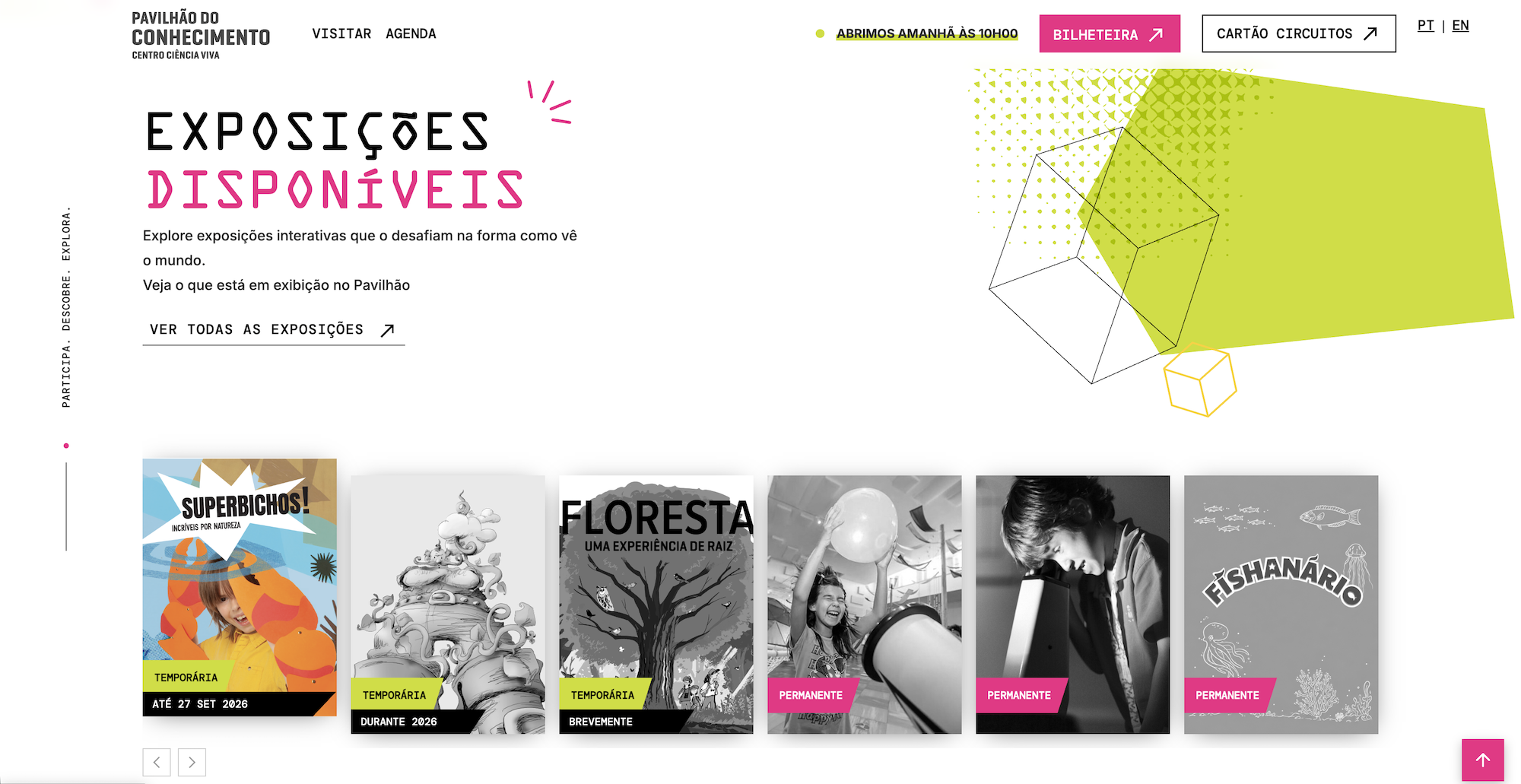 Bloco exposições